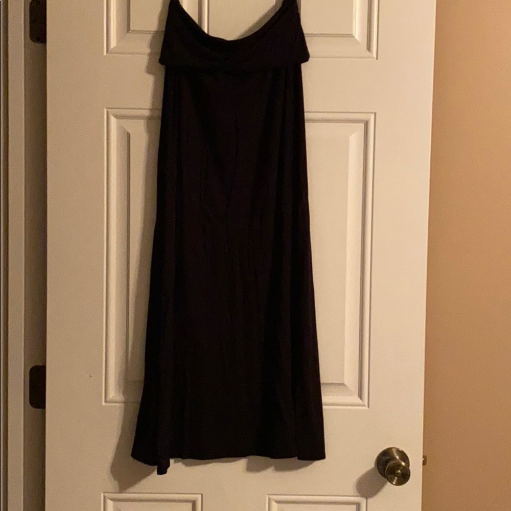 Black maxi skirt